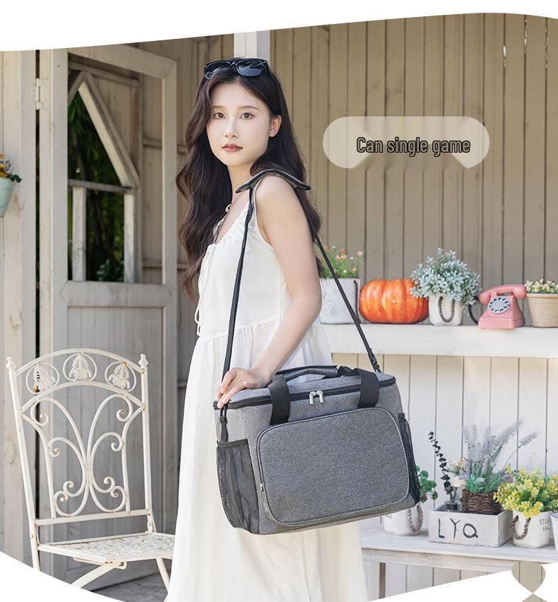 Large Capacity Insulated Takeaway Box for Outdoor Vending and Picnics