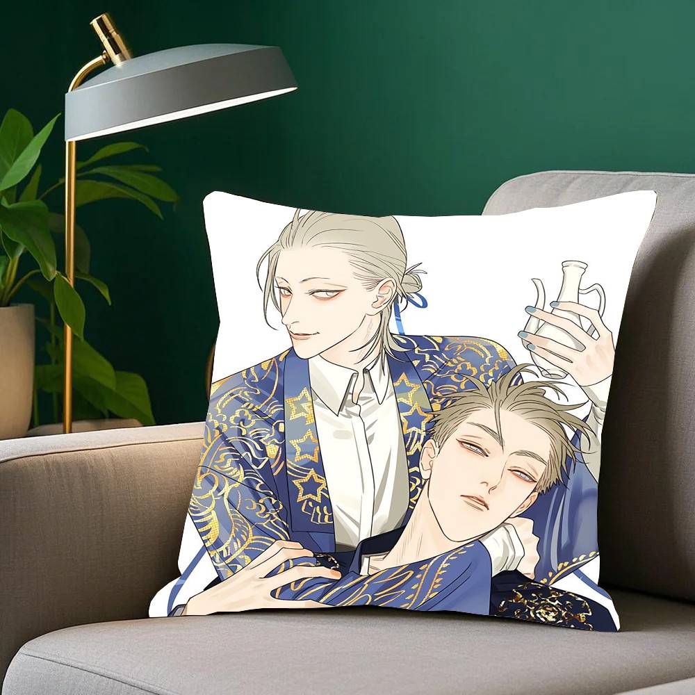 19 Days Manga Pillow Case Fashion Square Pillowcase Bedroom Sofa Room Ins Decoration Leisure