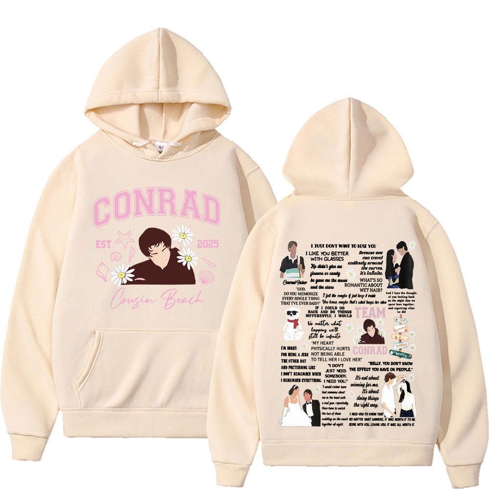 Unisex Woman'sTeam Conrad Cousins Beach Movie Y2k Hoodie The Summer I Turned Pretty Conrad Fisher Hooded Men Women Fashion Vintage Sweatshirts
