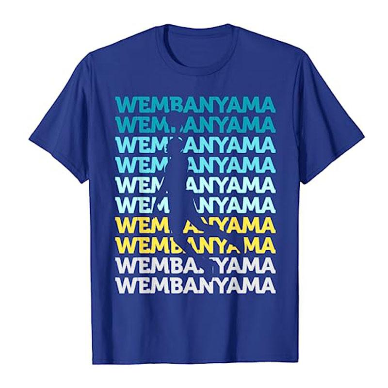 Wembanyama Basketball Amazing Gift Fan T-Shirt Basketball Player Graphic Tee Tops Men's Fashion Sports Outfits Husband Boys Gift