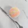 Retro Hand-Knitted Cat Toys Ball Colorful with Bell Inside Cat Ball Toy Woolen Yarn Interactive Kitten Toys for Indoor Self Play