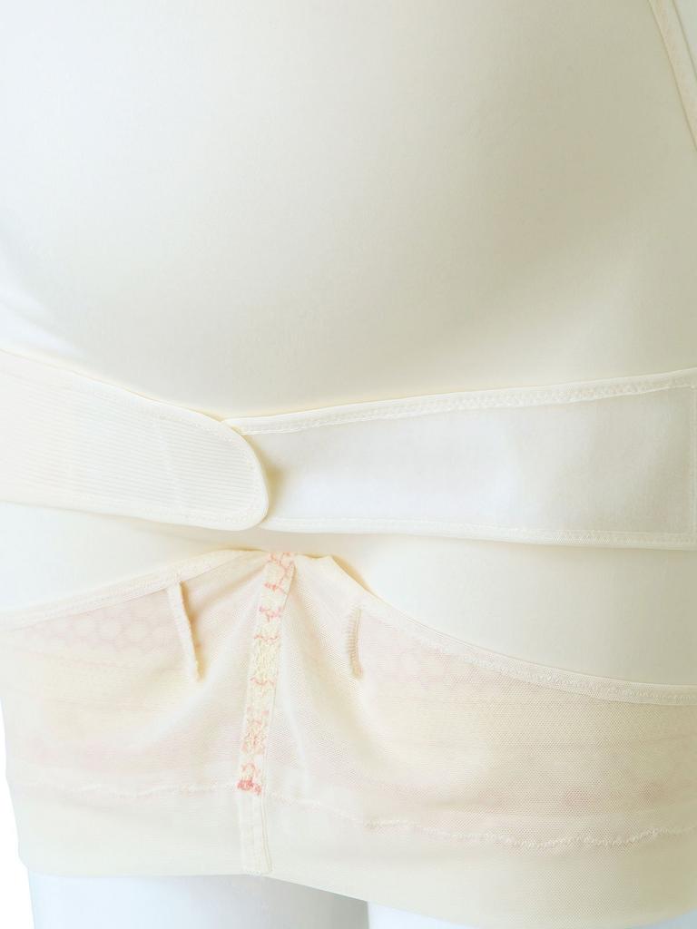 Inujirushi Honpo Maternity Size Champagne HB8392 All-in-One Pants, L, Beige,