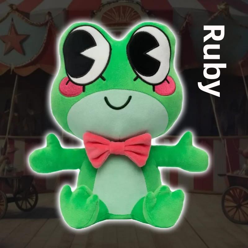 The Amazing Digital Circus Ruby Frog Plush Doll Cute Cartoon Plush Animal Doll Toy Home Decoration Collection Birthday Gift