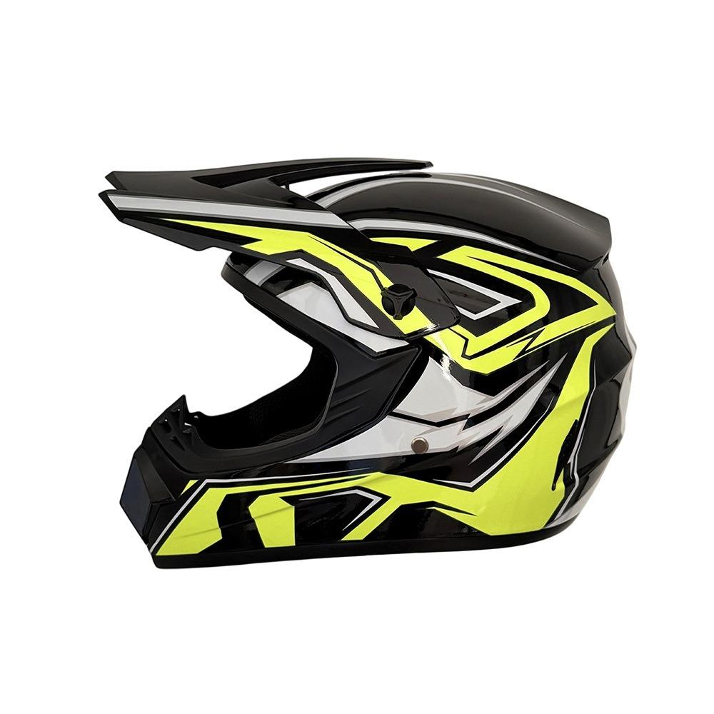 Motorcycle Helmet Off-Road Racing Riding Helmet ABS Breathable Mountain Bike Helmet Color Off-Road Helmet