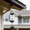 1Pcs Water Supply Chain Decoration Outdoor Rain Chain Metal Japanese Style Eaves Drainage Chain Villa Courtyard Rain Chain