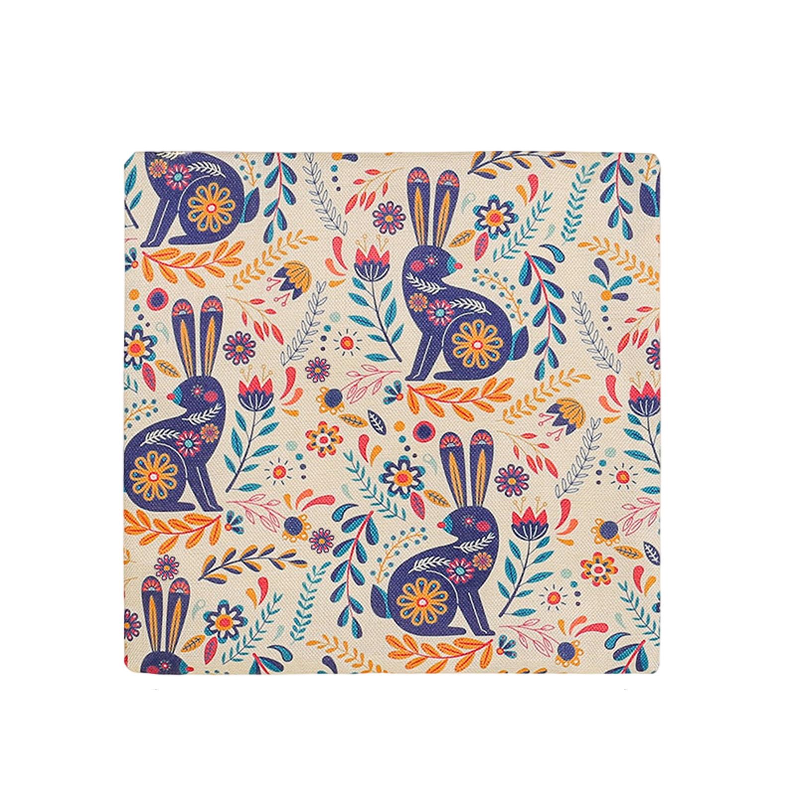 Пасхальная наволочка, милая мультяшная наволочка с кроликом, украшение для дивана в гостиной.