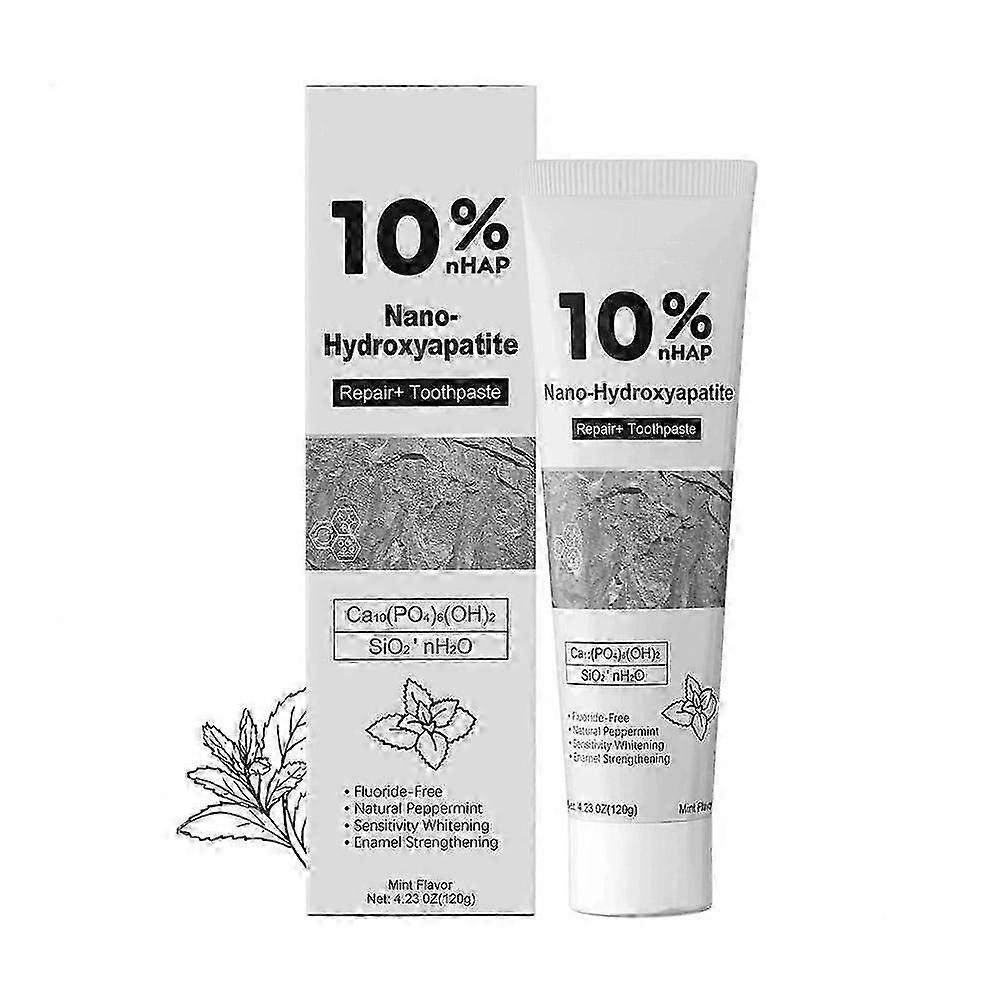 Natürliche Hydroxylapatit-Zahnpasta zur Schmelzreparatur 120g Fluoridfrei Kariesprävention
