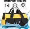 Werkzeugtasche mit wasserdichtem, hartem Boden, robuste Werkzeugtasche mit breiter Öffnung für verschiedene Werkzeuge, Elektriker, Schreiner, Mechaniker