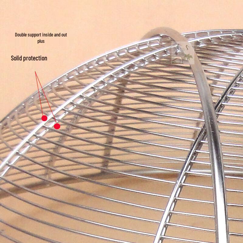 Huihuang Large Stainless Steel Fryer Skimmer with 1.3m Wooden Handle