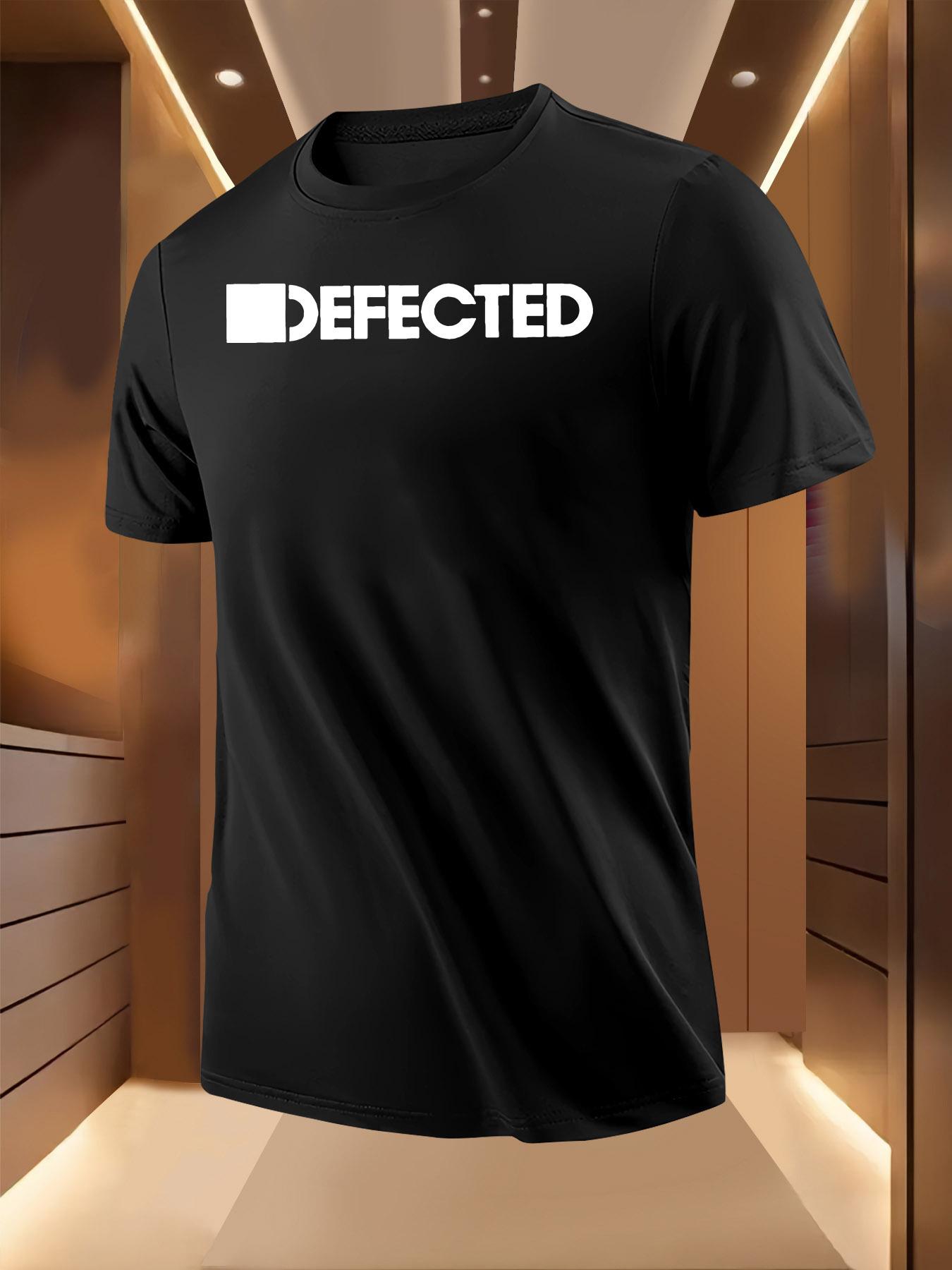 Bold Defected Graphic Tshirt - Lightweight Polyester XL