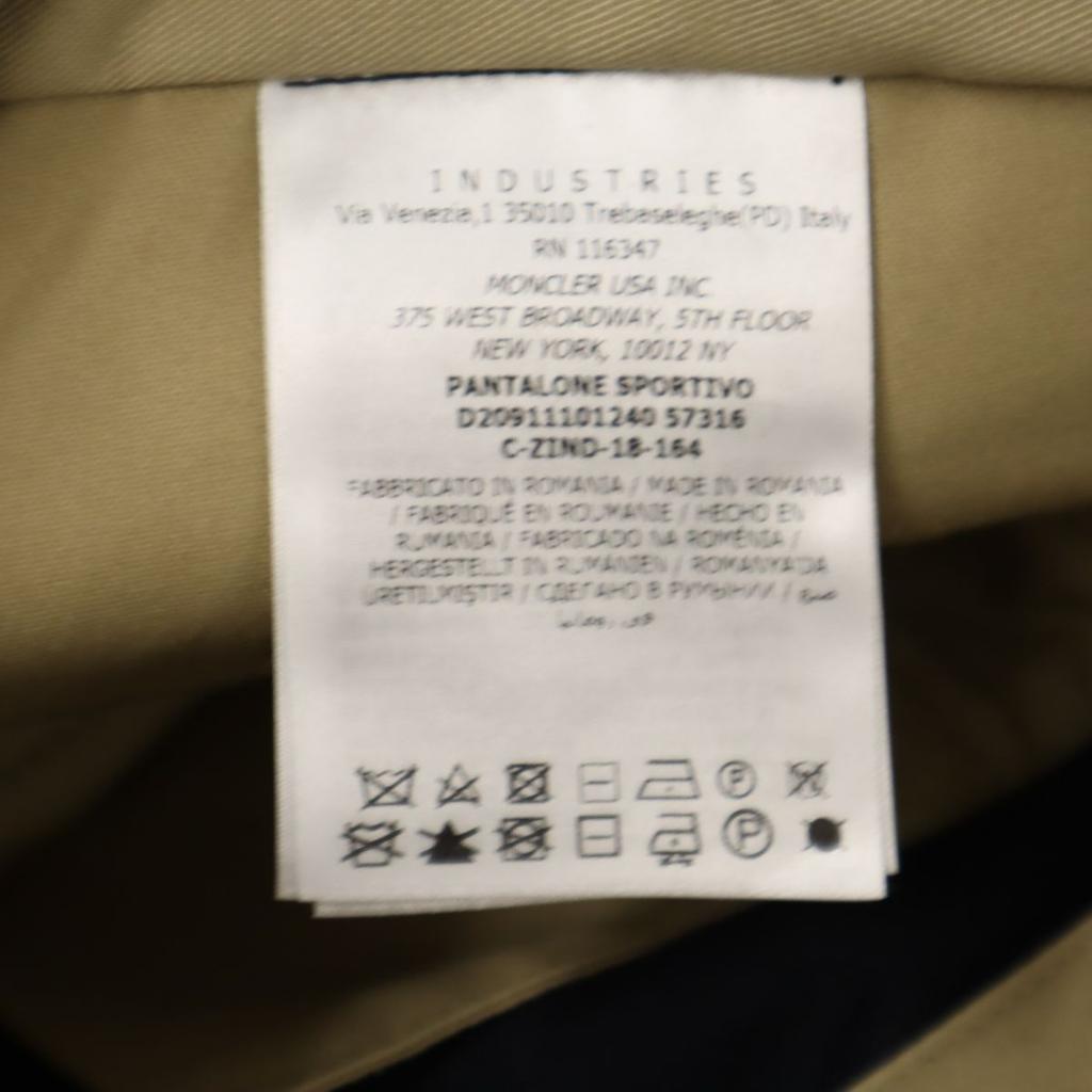 Moncler Wool Slacks Pants 48 Navy Men's Used