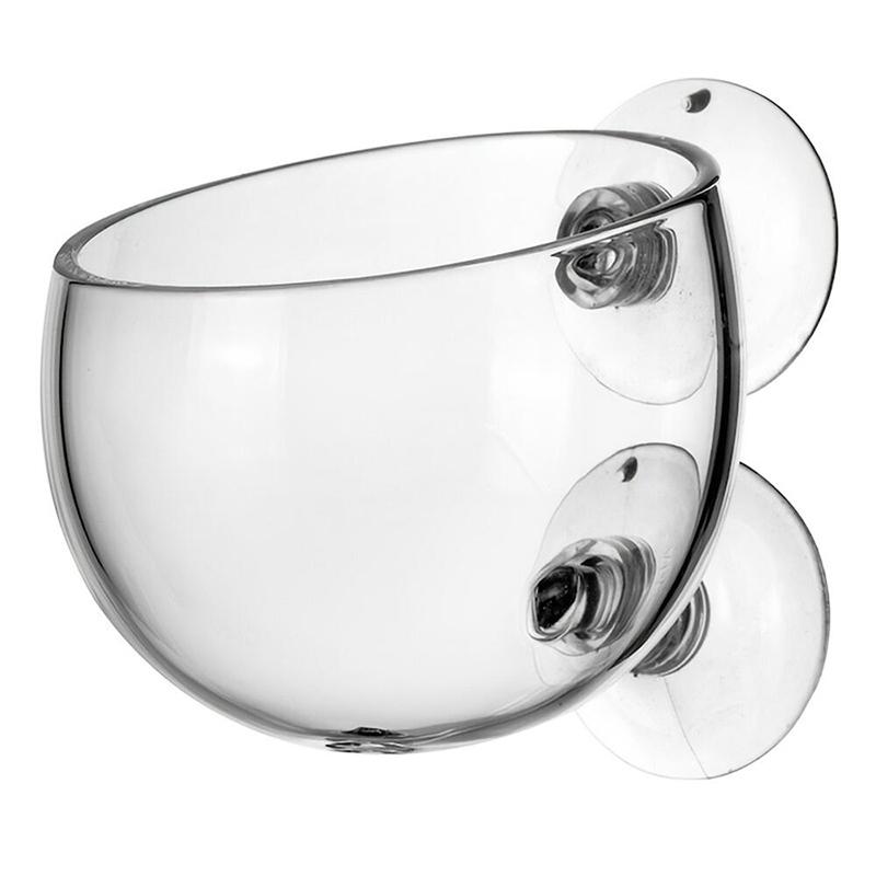 

Горшок для аквариума, стеклянный цилиндрический стакан с присосками для выращивания семян водных растений, коралловый мох, ландшафтное украшение аквариума белый