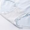 Women High Waist Pure Cotton Antibacterial Crotch Plus Size Solid Triangle Panties