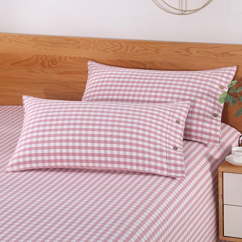 Pair of Thickened Pure Cotton Pillowcases, 48cm X 74cm - 2024 New Style