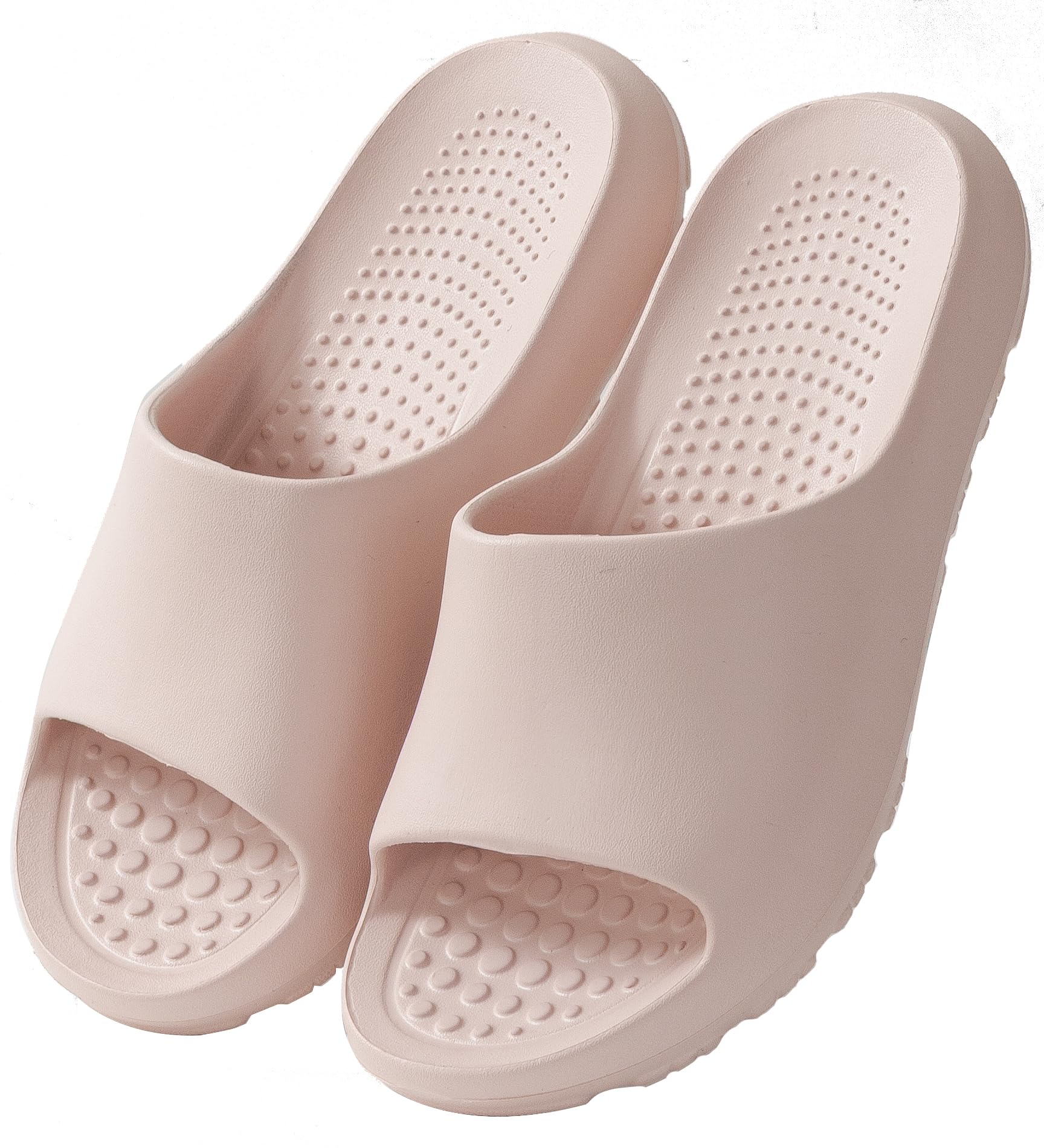 

Mianshe Air Cushion Sandals for Indoor and Outdoor Foot Thick M Slippers, Use, Massage, 3.5cm Sole, Non-Slip, Quiet, Lightweight, Unisex, Pink, розовый