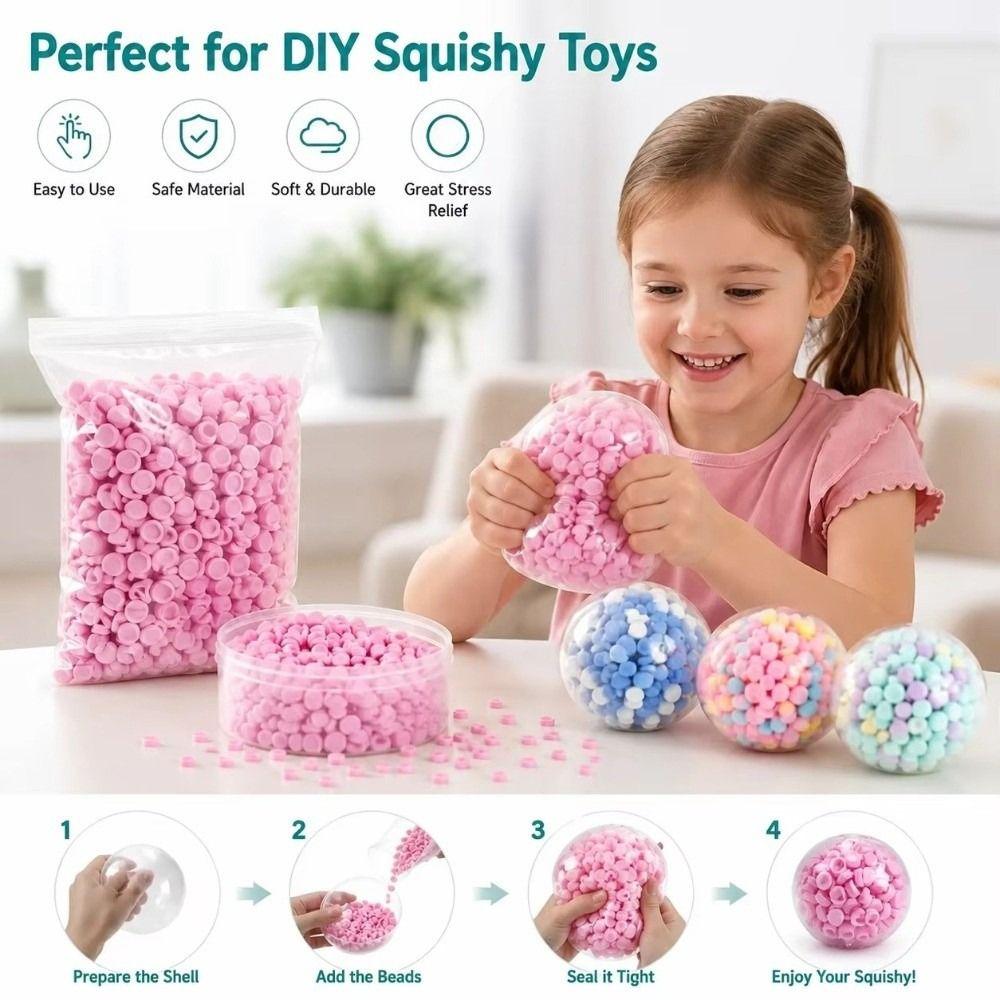 100g DIY Squishy Toy Filler Stress Relief Craft Stuffing Accessory Adults Beginners