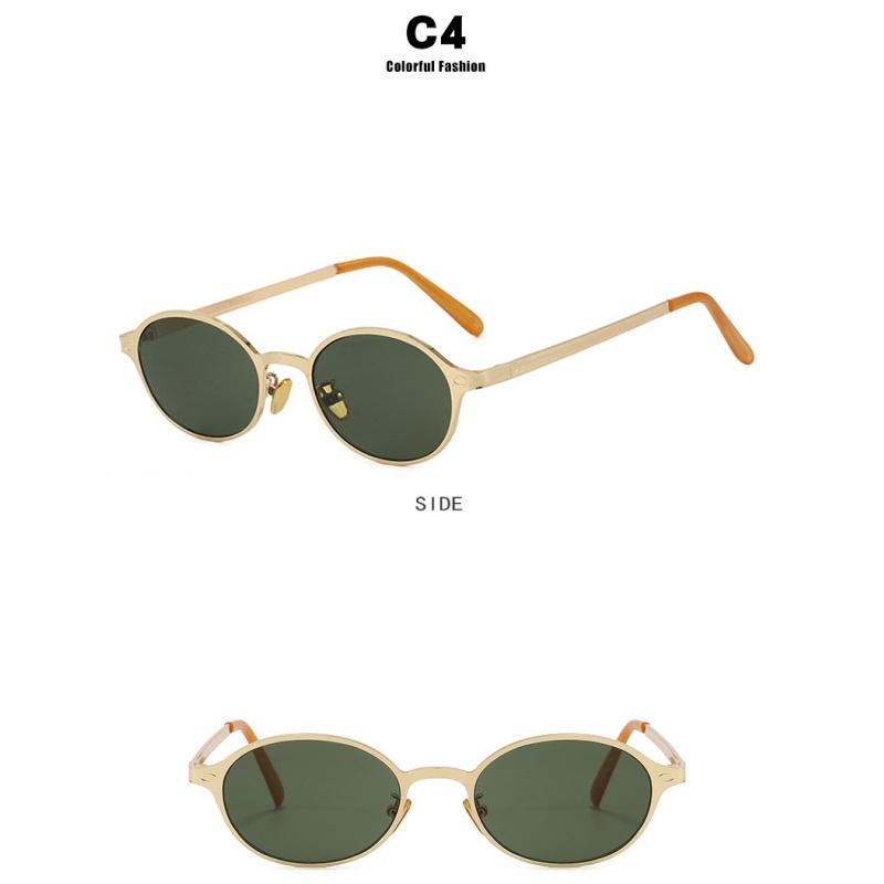 Ladies Sunglasses, Vintage Metal Oval Sunglasses