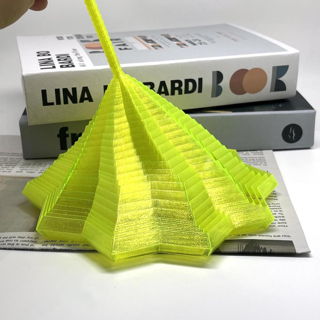 3D-gedruckter achteckiger Griff Spiralturm Magisches geometrisches dreidimensionales Desktop-Spielzeug Spiralförmige Dekompression Kreatives Puzzle Kinderspielzeug