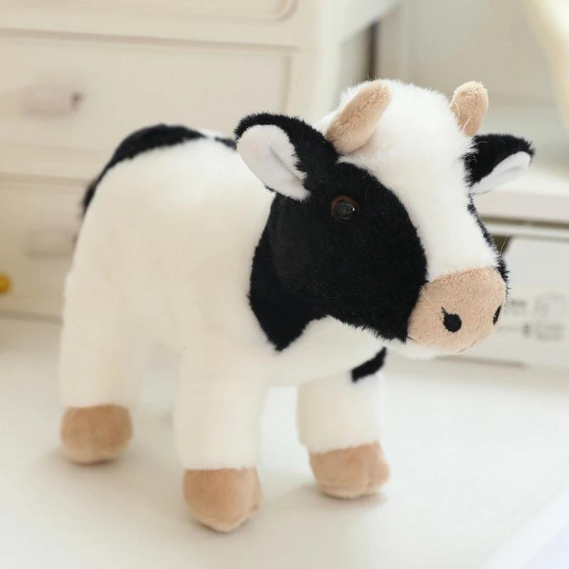 20cm Forest Standing Animals Plush Toy Cute Giraffe Lion Fox Tiger Birthday Gift Kids Baby Accompany Appease Dolls Christmas pre