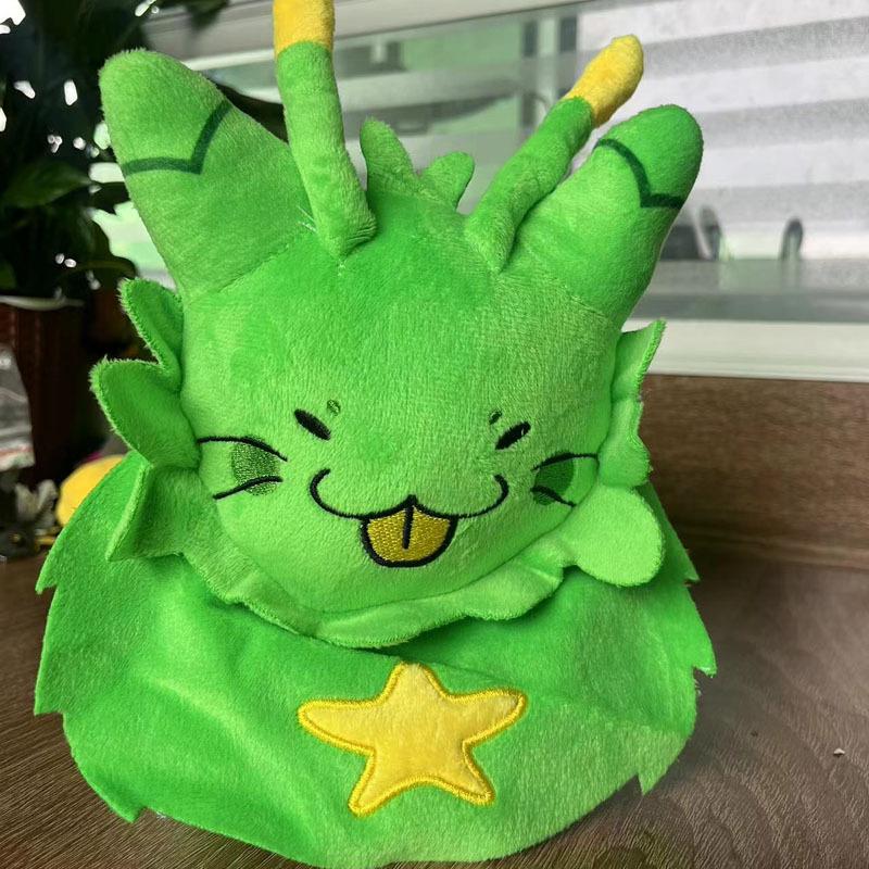 

Cross-border Gnarpy Green Cat Plush Toy 20cm