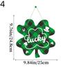 St. Patrick's Day Decorated Door Sign Hanging Decorations Irish Day Outdoor Porch Layout Listing