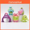 Whimsical Set Of 5 Monsters University Pvc Figurines Sulley Mike Adorable Desk Decor