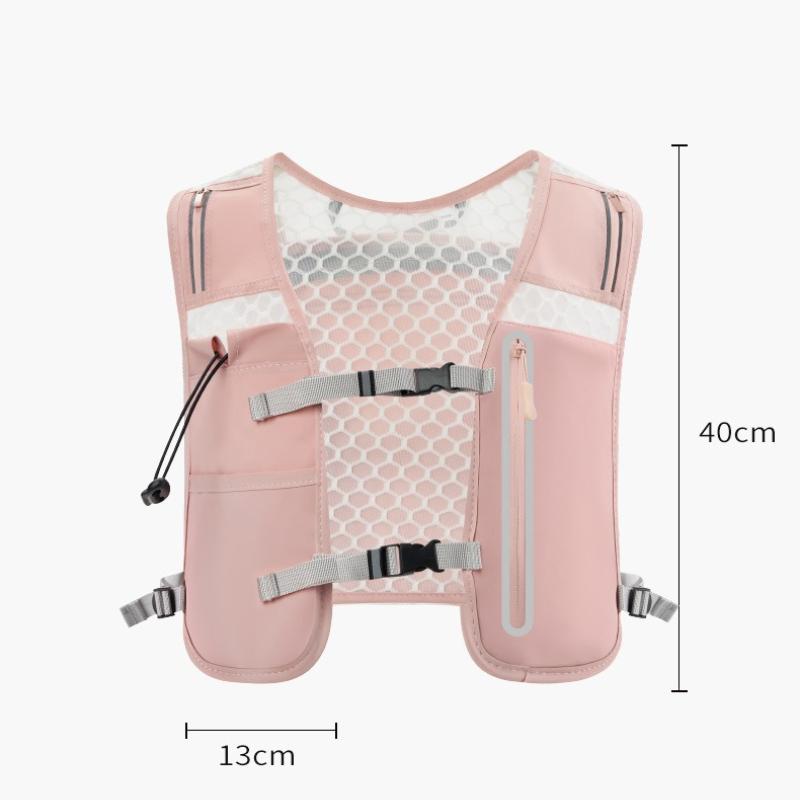 Ultralight Breathable Hydration Vest  Reflective Safety Running Vest for Men Women Adjustable Cycling Hiking Marathon Backpack