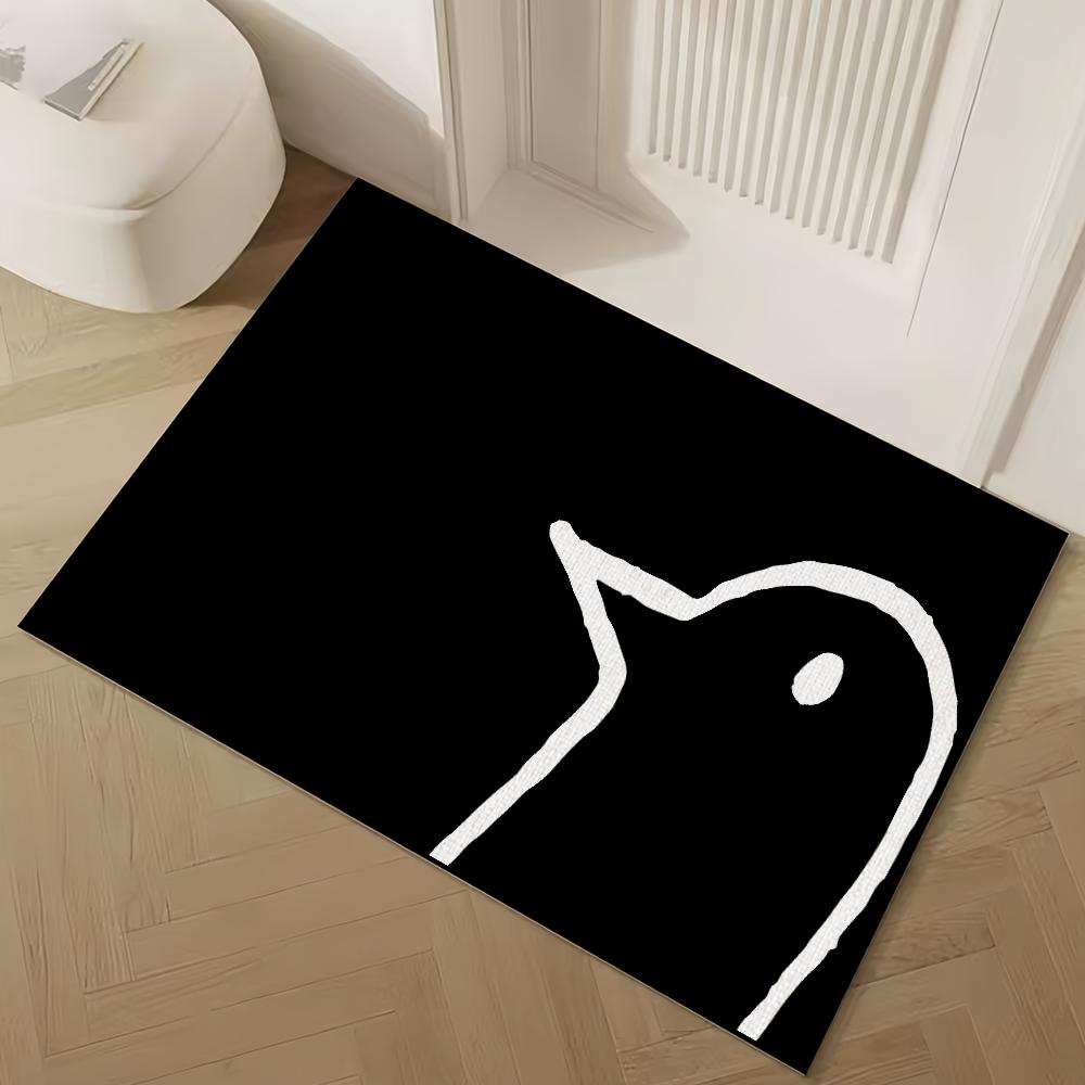 

Goodnight Punpun Non-slip Door Mat Welcome Rug for Bedroom Kitchen Bath Balcony Hallway Home Decoration Carpet 50x80cm