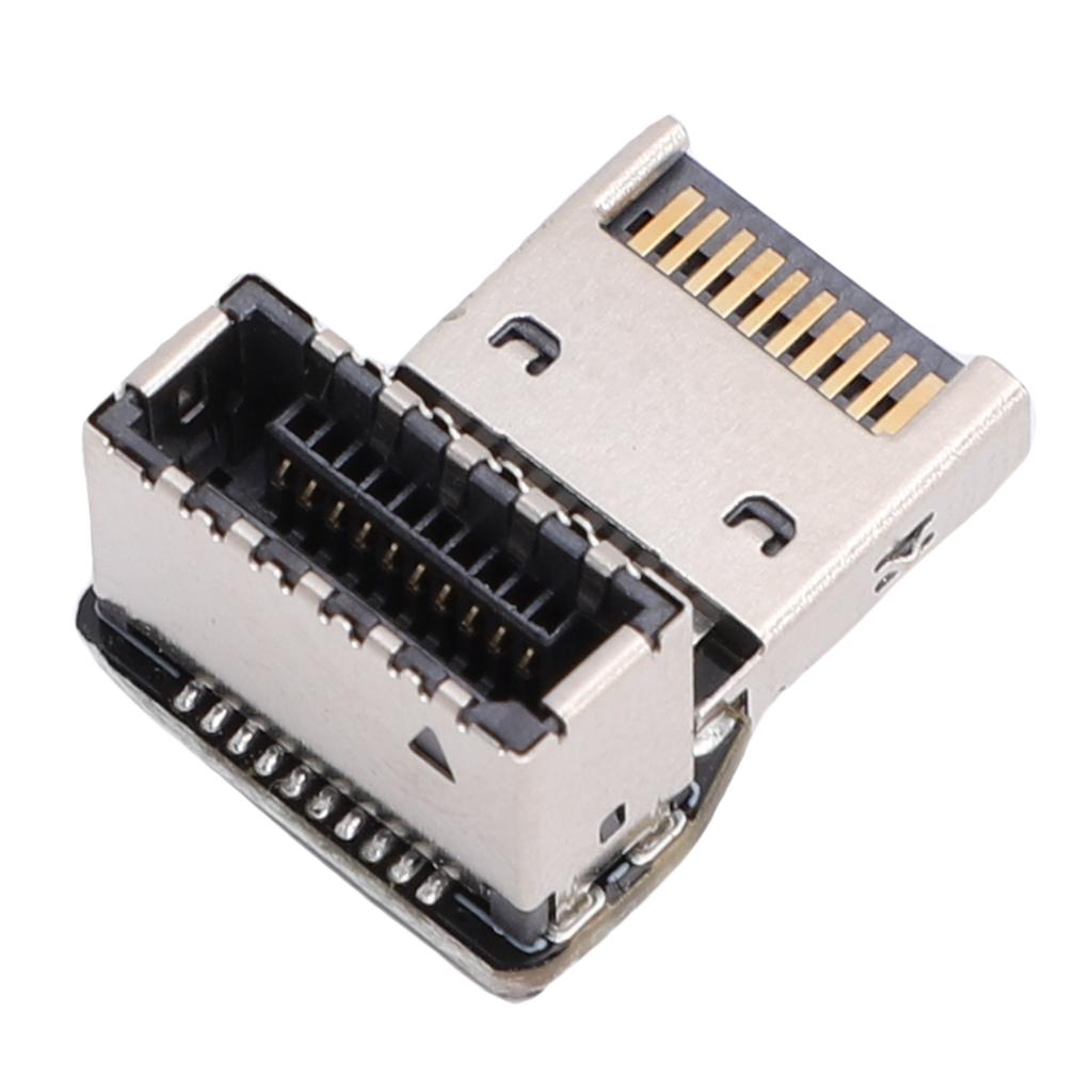 Computer Motherboard Type E Adapter Compact USB3.1 10G Type E 90 Degree Steering Elbow
