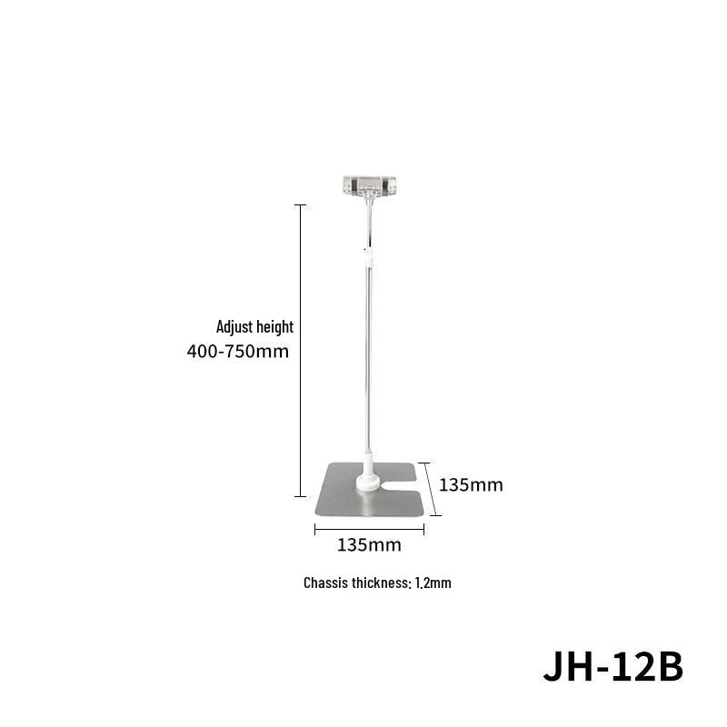 Retractable A4 Sign & Poster Floor Display Stand with Price Clip Shelf
