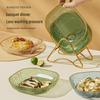 Light Luxury High Transparency Melamine Fruit Plate