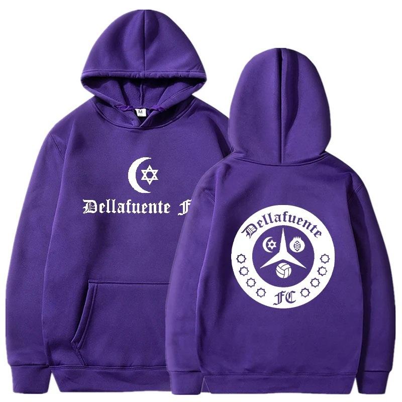 Dellafuente Hoodies Men Fashion Letter Graphic P