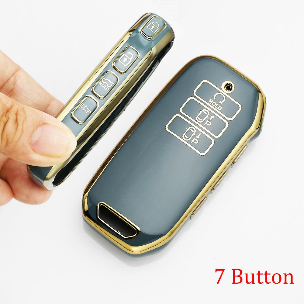 Auto Car Tpu Keyless Shell Key Fob Cover For Kia Sportage , Sorento Mq4, Ev6, Gt-Line K8 V6 , Niro Hybrid Accessories