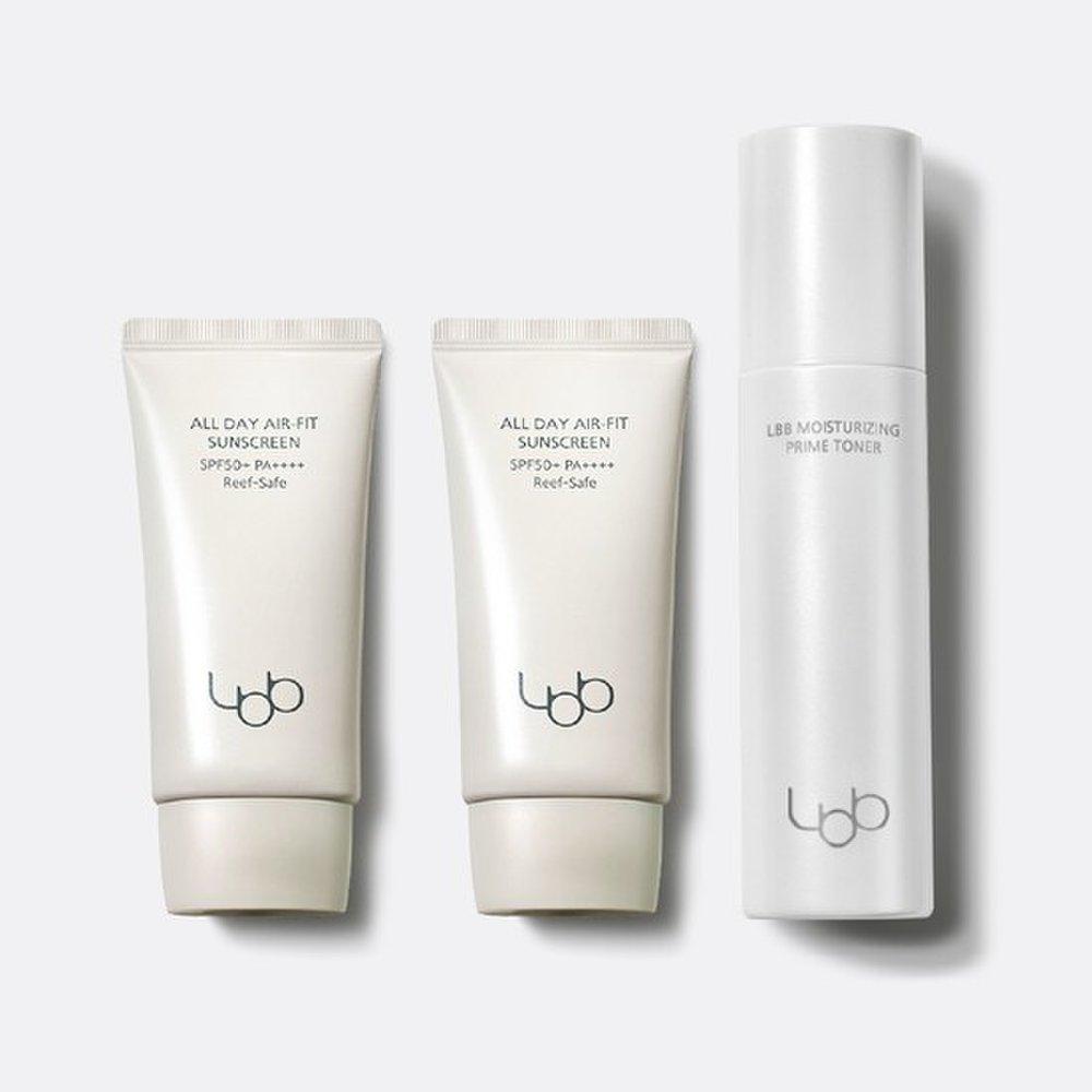 

LBB LBB All Day Air Fit Sunscreen 50ML x 2 + Toner 100ML