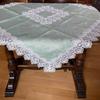 Vivienne (Vivienne) [Tablecloth 90x90cm Green & White] Brilliant Triken Series Embroidered Lace Table Runner WK2510N1
