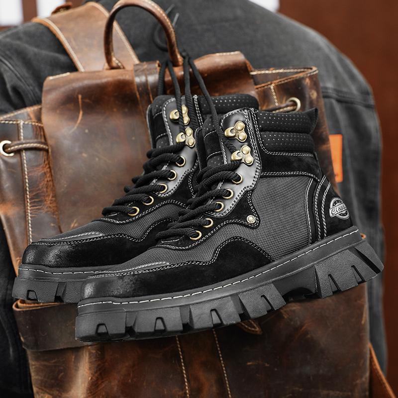 

2024 Мужская летняя обувь из бархата, визуально увеличивающая рост, повседневная кожаная обувь для работы и бизнеса 46