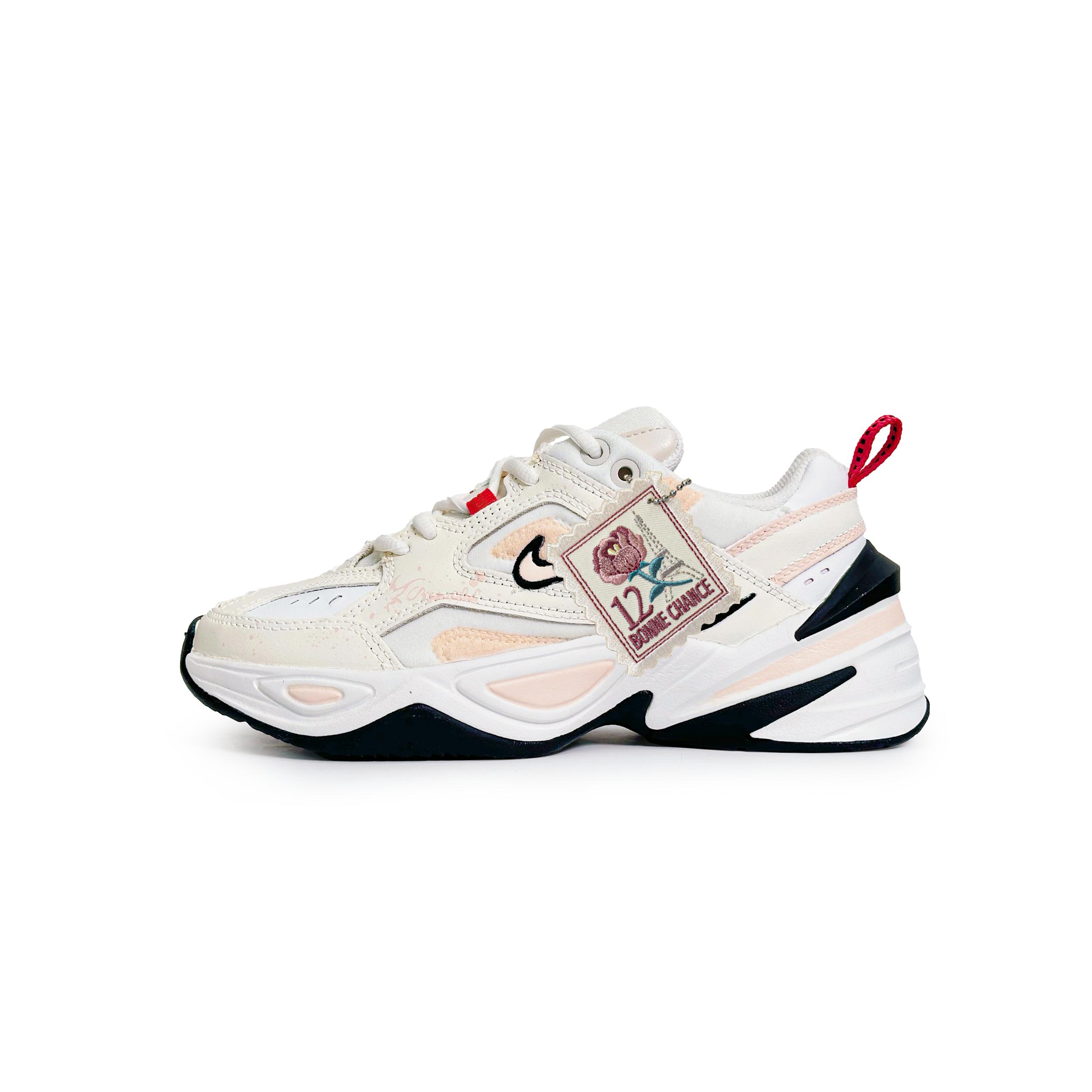 

Nike M2K Tekno Rose Girlish Low top Chunky Sneakers Women s Ecru AO3108-205(Team1926-) 36.5