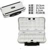 Large Double-Sided Fishing Tackle Box for Hooks and Baits