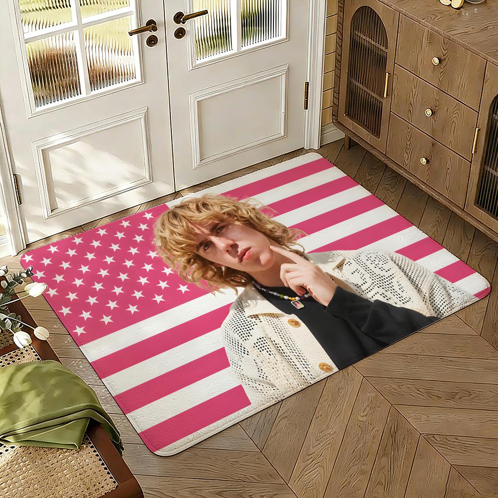 Rapper The K-Kid LAROI Before I Forget Floor Mat Soft Thickened Non-Slip Bedroom Living Room Door Mat Home Flannel Rugs