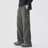 Men's Maillard Spring/Autumn Straight Casual Pants: Trendy Outdoor Functional Overalls