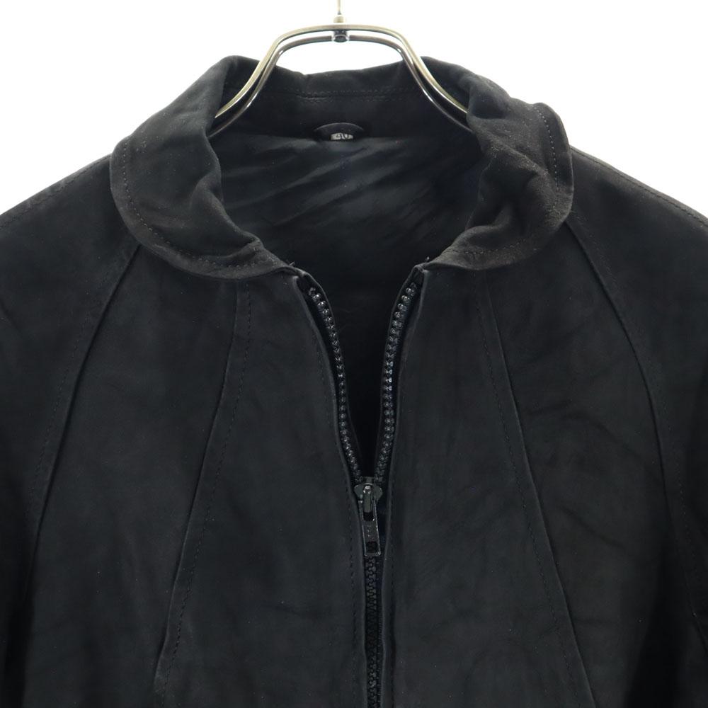 Capricorn 90s Made in England Old leather jacket black Blouson Men's Used