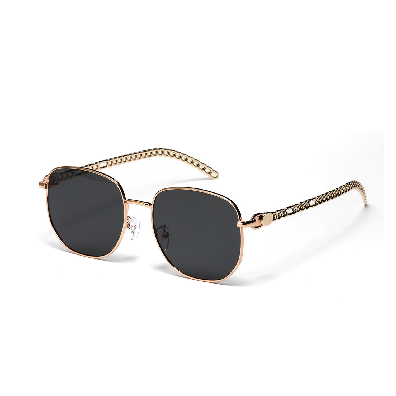 Metal Small Frame Retro Sunglasses Women S Rectangular Sunglasses Plain Glasses Men S