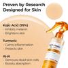 Dr.Melaxin PEEL SHOT SPRAY EXFOLIANT ACIDE KOJIQUE CURCUMA 200ml, Teint Uniforme, Type Brume Pratique, Cosmétiques Coréens, Soins de la Peau Coréens