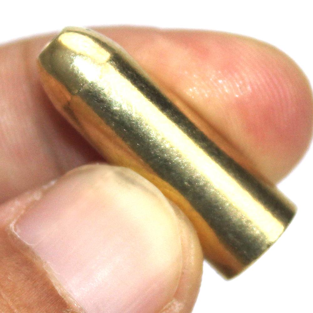 20pcs Weights Assorted Copper Jig Head Fall Down Fishing Sinkers Kit 3.5/5/7g Bullet Shape Split Fishing Tackle Sinker Combo Set