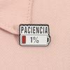 Spanish Quotes Series Enamel Pins JW.ORG Bible Verse Octagon Stop Sign Motivational Phrase Brooches Lapel Badge Jewelry Gifts