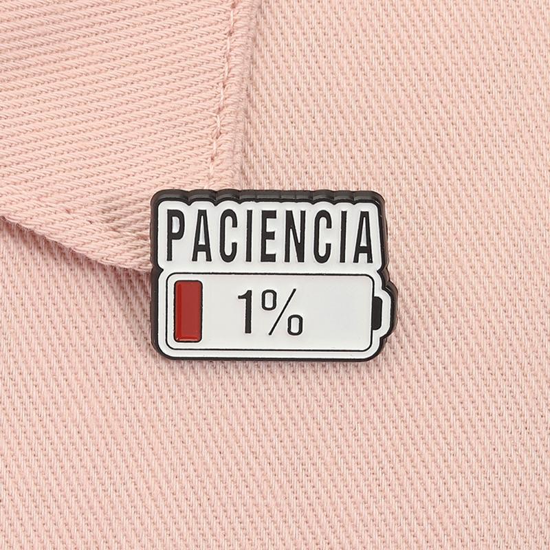 Spanish Quotes Series Enamel Pins JW.ORG Bible Verse Octagon Stop Sign Motivational Phrase Brooches Lapel Badge Jewelry Gifts