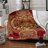 1 Stück Verzierte Maske Decke Leichte Decke Überwurfdecke für Sofa, Bett, Reisen, Camping, Wohnzimmer, Büro, Couch, Stuhl yy251010045
