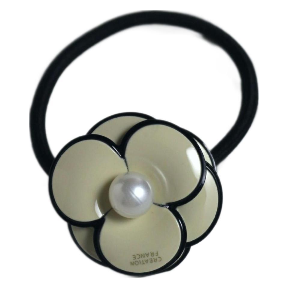 

Korean Vintage Sweet Camellia Acetate Hair Tie for Women розовый