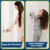 Hard-to-Remove Design Child Safety Door Knob Cover Dual-Lock Door Knob Locks  For Toddlers