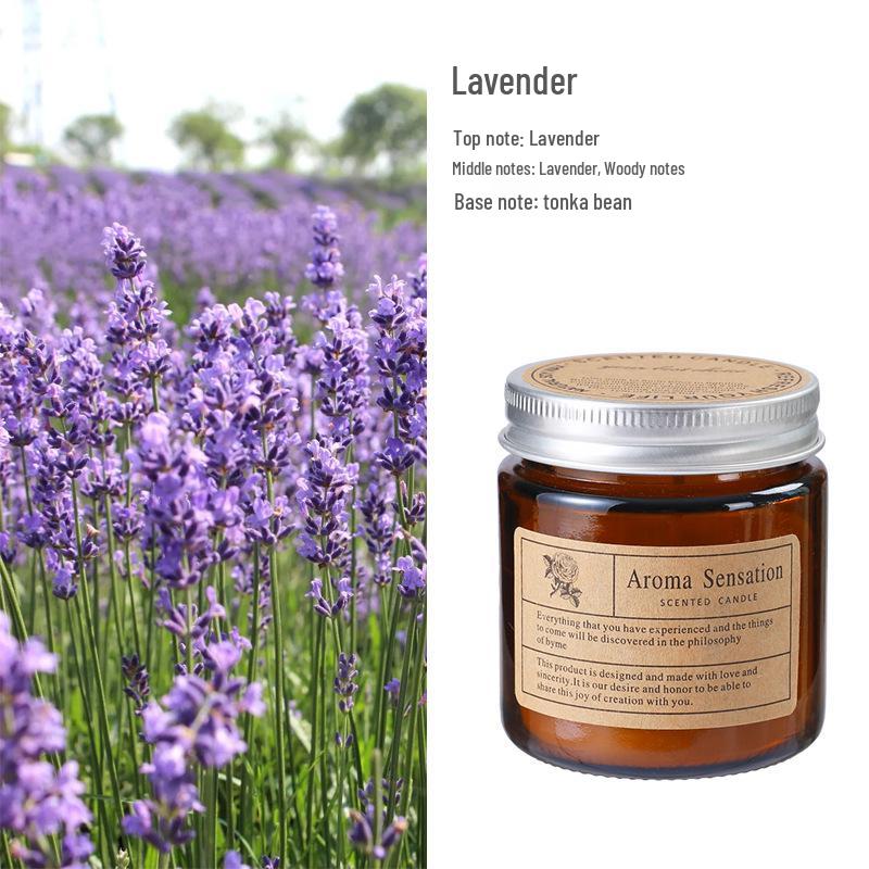 Influencer Glass Scented Candle Cup - Handmade, Smokeless, with Essential Oils and Plant Wax